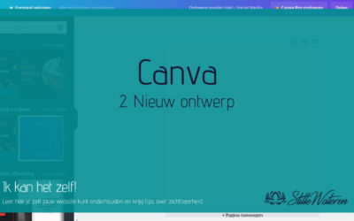 Canva – 2: Een nieuw ontwerp