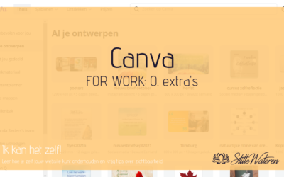 Canva – For work: 0. extra’s
